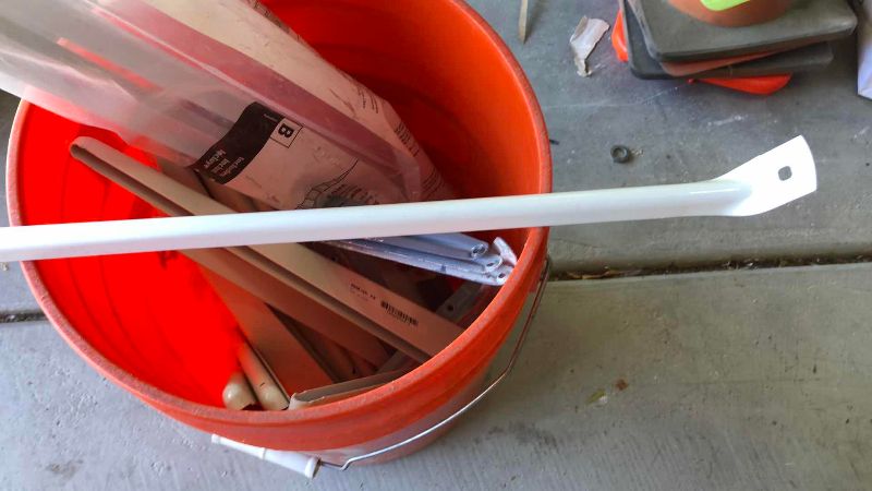 Photo 1 of CONTAINER OF ASSORTED SHELF BRACKETS