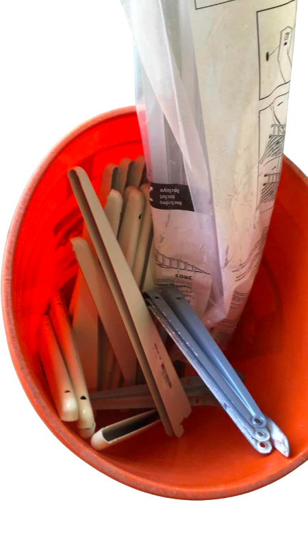 Photo 1 of CONTAINER OF ASSORTED SHELF BRACKETS