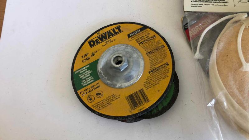 Photo 1 of GRINDING WHEELS