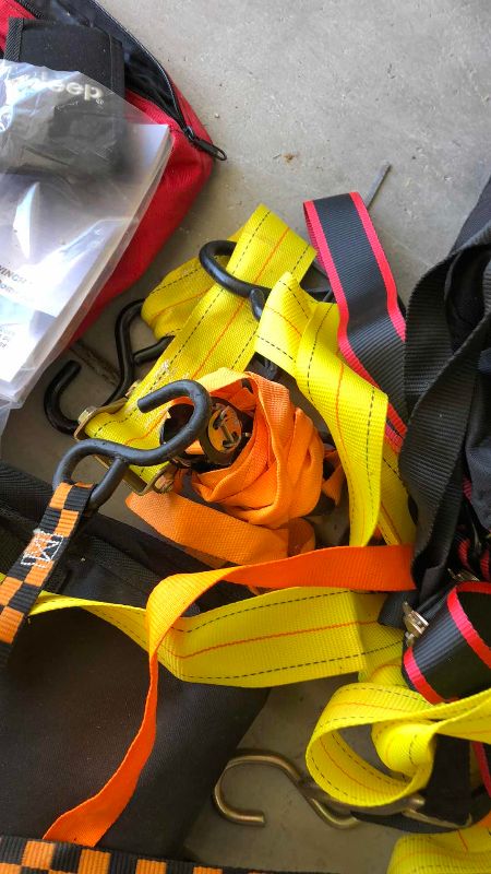 Photo 1 of ASSORTED STRAPS AND TIE DOWNS
