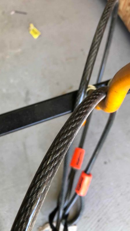 Photo 1 of DUAL BICYCLE RACK AND SECURITY CABLES