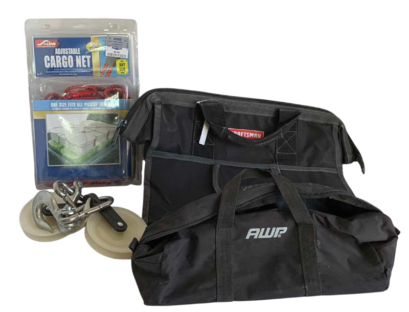 Photo 1 of CRAFTSMAN BAGS, ROPE PULLEYS, CARGO NET & SMALL BAG