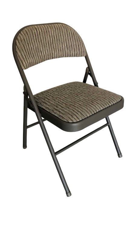 Photo 1 of METAL AND CLOTH FOLDING CHAIR
