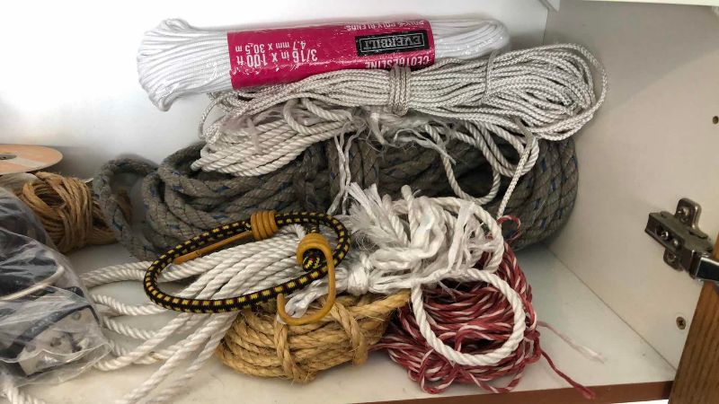 Photo 1 of MASTER LOCKS,ROPE, AND TWINE