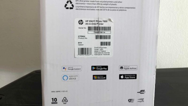 Photo 1 of HP ENVY PHOTO 7855 PRINTER