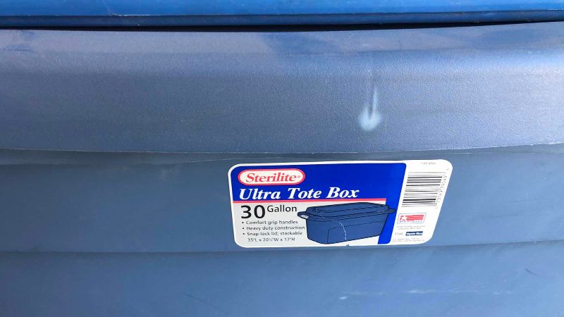 Photo 1 of TWO HEAVY DUTY TOTES