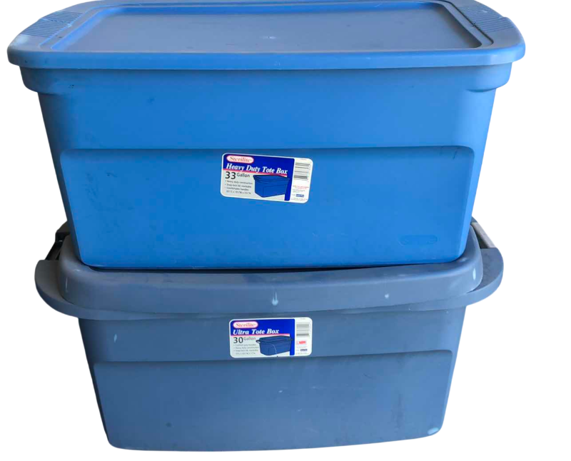 Photo 1 of TWO HEAVY DUTY TOTES