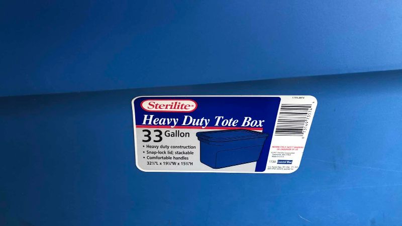 Photo 1 of TWO HEAVY DUTY TOTES