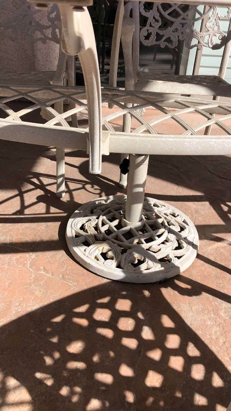 Photo 1 of PATIO SET WITH CHAIRS