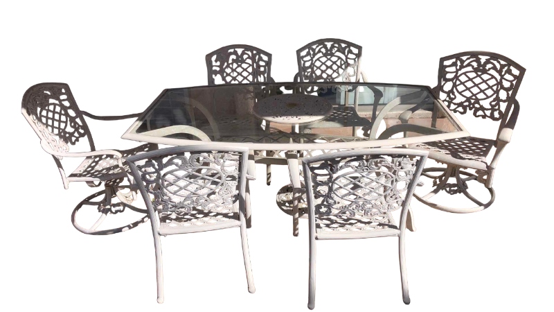 Photo 1 of PATIO SET WITH CHAIRS