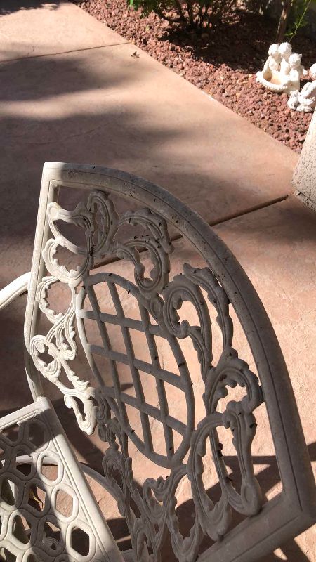 Photo 1 of PATIO SET WITH CHAIRS