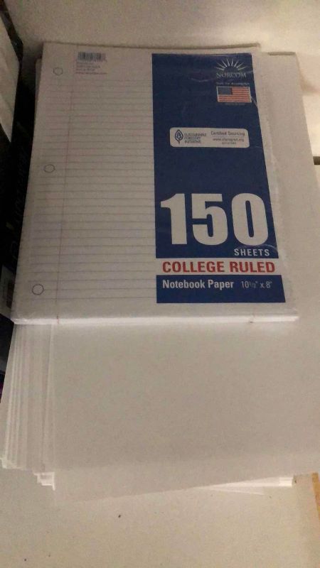 Photo 1 of NOTEBOOKS AND PAPER