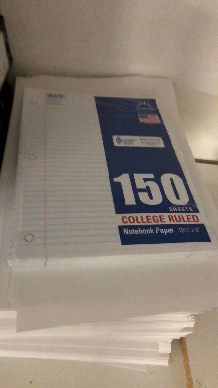 Photo 1 of NOTEBOOKS AND PAPER