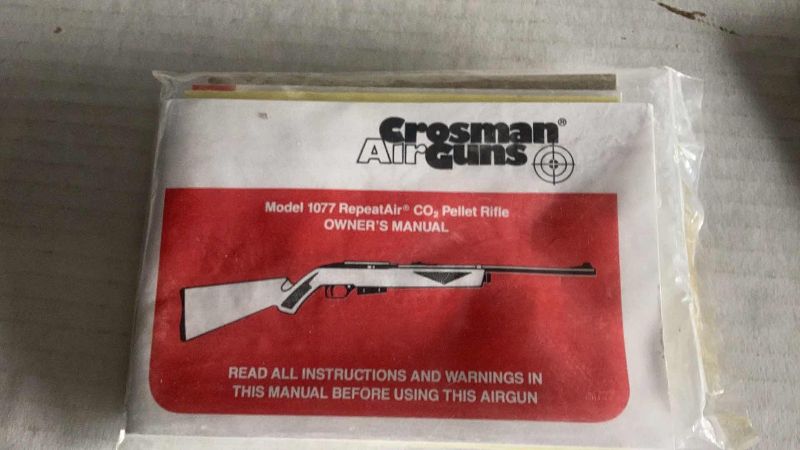 Photo 5 of CROSMAN ROTARY MAGAZINE RIFLE WITH EXTRA MAGAZINES