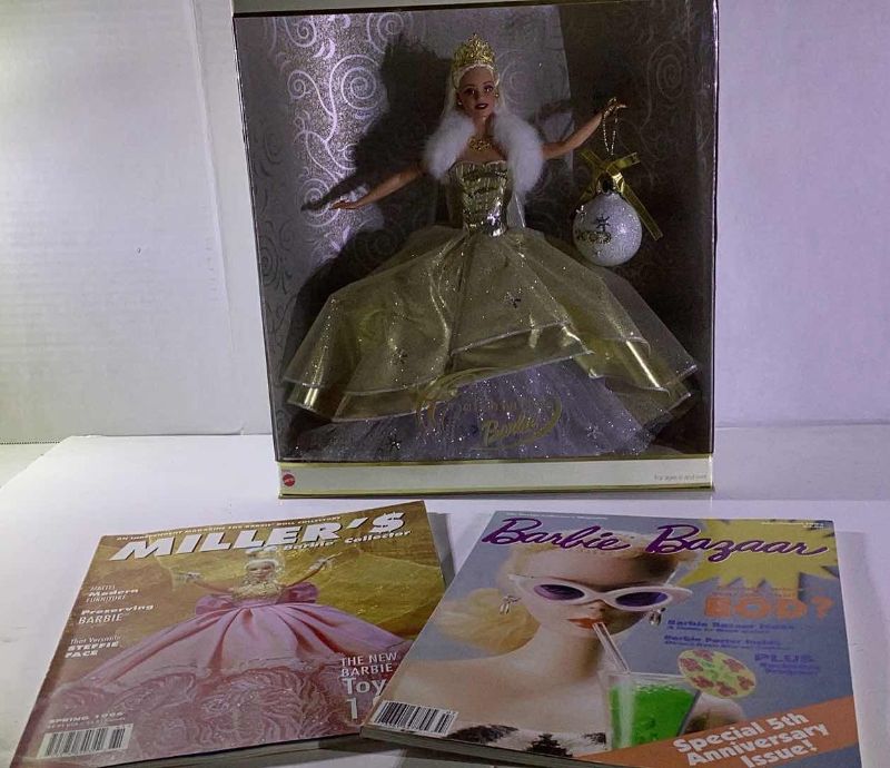 Photo 1 of BARBIE "YEAR 2000 SPECIAL EDITION" DOLL AND BARBIE MAGAZINES