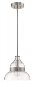 Photo 1 of CRAFTMADE SMYTH PENDANT LIGHT BRUSHED POLISHED NICKEL MODEL P960BNK