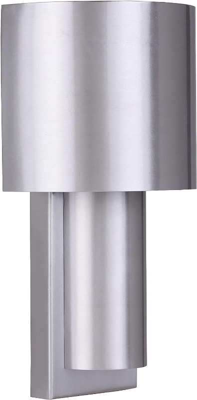 Photo 1 of CRAFTMADE MIDTOWN 2 TIERED WALL SCONCE LED LIGHT SATIN ALUMINUM MODEL ZA5102-SA