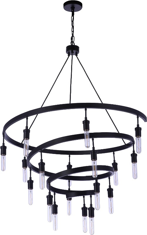 Photo 1 of CRAFTMADE TRANQUIL 18 LIGHT CHANDELIER MODEL 55418-FB