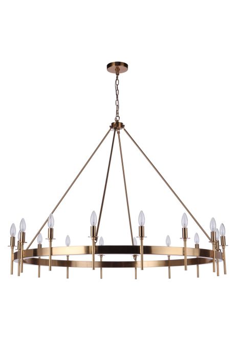 Photo 1 of CRAFTMADE LARRSON 16 LIGHT CHANDELIER MODEL 54316-SB