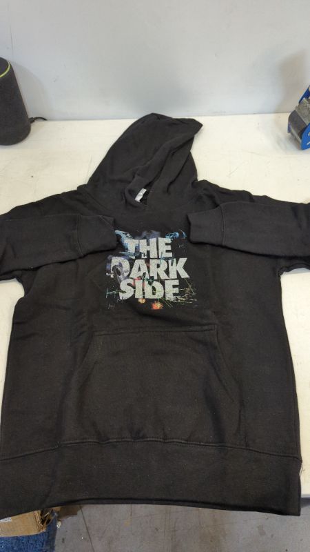 Photo 2 of STAR WARS Kids' Space Battle Interwoven Text Hoodie Medium Black