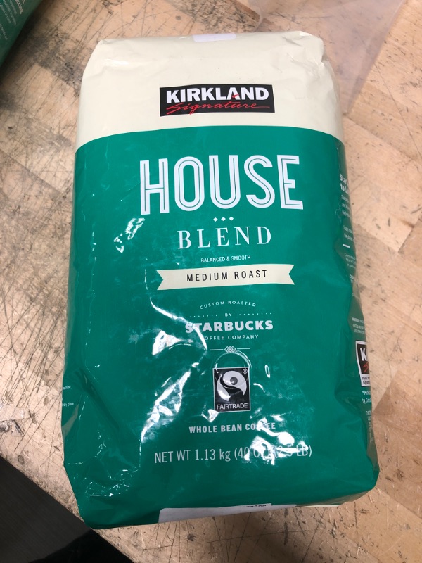 Photo 2 of ** NON-REFUNDABLE***   *** SOLD AS IS**
Kirkland signature by Starbucks house blend whole bean coffee 2.5 pounds EXCLUSIVELY SOLD BY WHOLE AND NATURAL

