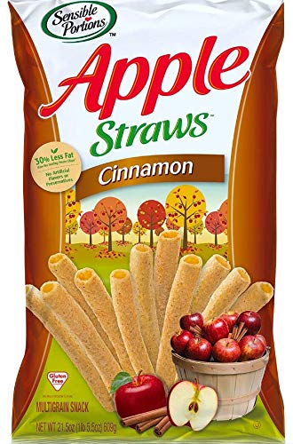 Photo 1 of ** EXP: 14 JUN 22**  ** NON-REFUNDABLE***   *** SOLD AS IS**
NEW Sensible Portions Apple Cinnamon Straws Gluten Free Multigrain Snack Net Wt 1OZ