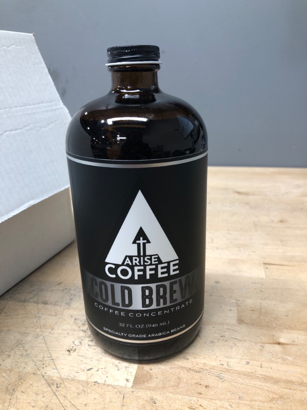 Photo 2 of ** NO EXPIRATION PRINTED**  ** NON-REFUNDABLE***   *** SOLD AS IS**
ARISE COFFEE COLD BREW COFFEE CONCENTRATE 32 OZ BOTTLE
