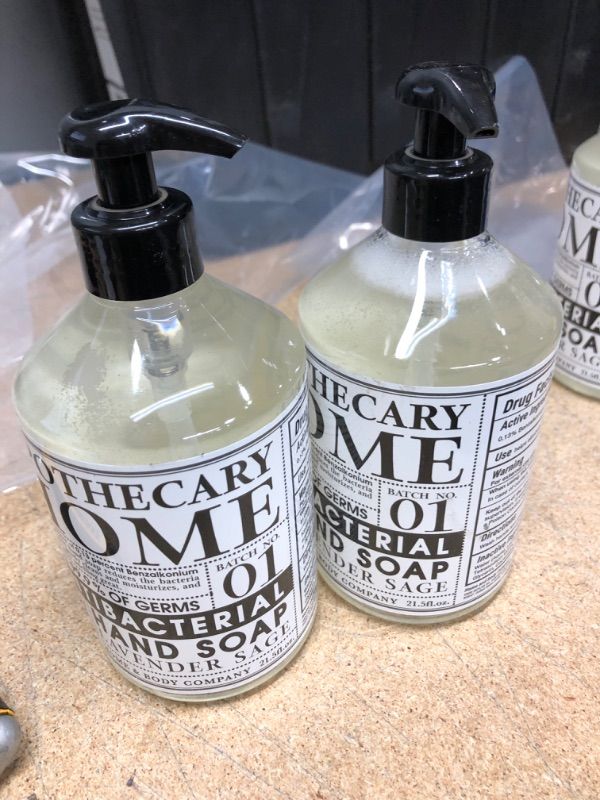 Photo 2 of 12/21 NON REFUNDABLE Apothecary Home Antibacterial Soap in Lavender Sage 21.5 Fl Oz
