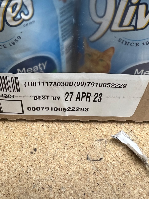 Photo 3 of 12PCK OF 13 oz Meaty Pate Super Supper Cat Food // ONE CAN IS DENTED// 
EXP DATE APR 27, 2023