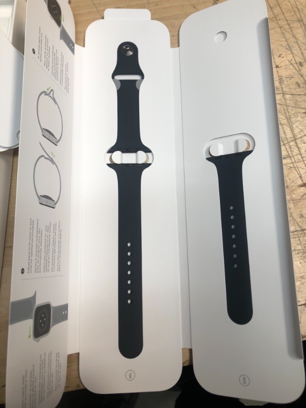 Photo 4 of Apple Watch Series 7 GPS, 41mm Midnight Aluminum Case with Midnight Sport Band - Regular
