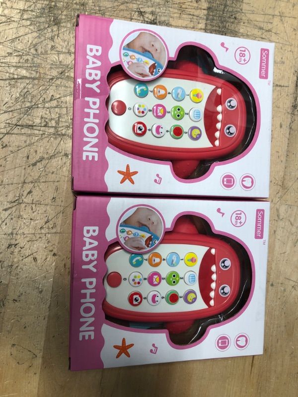 Photo 2 of ** SETS OF 2**
Baby Toys,Baby Phone Toys with Lights&Music,Early Learning Educational Smartphone Toy for Toddlers,Role Play Fun Toys for 1 Years Old Gifts