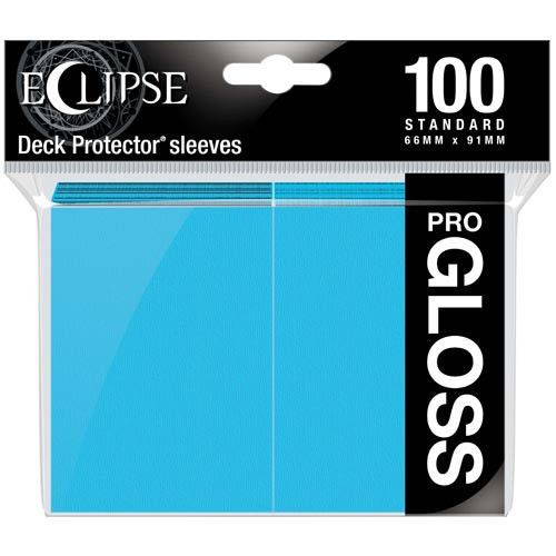 Photo 1 of ** SETS OF 2**
Ultra Pro E-15603 Eclipse Gloss Standard Sleeves (100 Pack) -Sky Blue
