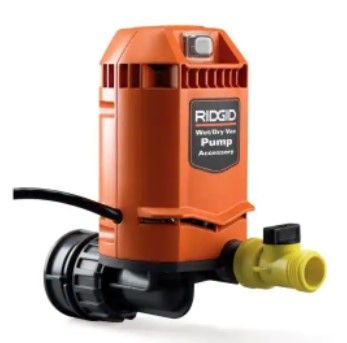 Photo 1 of RIDGID
Quick Connect Pump Accessory for RIDGID Wet Dry Vacs