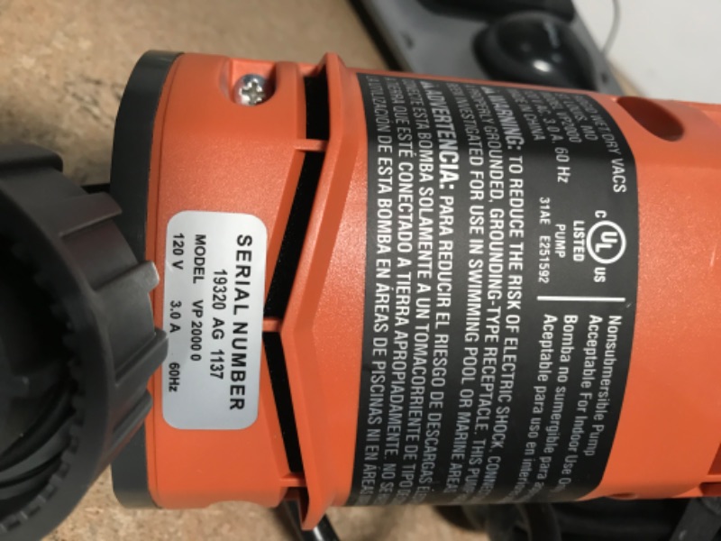 Photo 3 of RIDGID
Quick Connect Pump Accessory for RIDGID Wet Dry Vacs