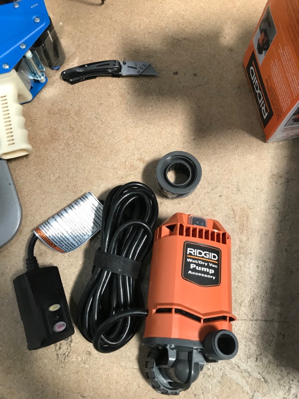 Photo 2 of RIDGID
Quick Connect Pump Accessory for RIDGID Wet Dry Vacs