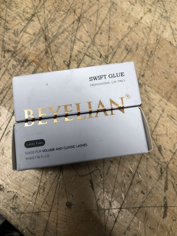 Photo 3 of 
** SETS OF 2**
BEYELIAN Swift Glue Eyelash Extensions Adhesive Powerful Strong Black 5ml Drying Time 3-5 Sec Retention 6 Weeks Classic and Volume Lashes Semi-Permanent for Professional Use Only
1.02 x 0.98 x 2.68 inches