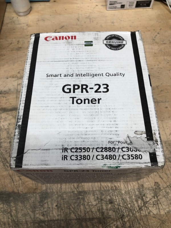 Photo 2 of Canon GPR-23BK 0452B003 Color ImageRunner C2380 C2550 C2880 C3080 C3380 C3480 C3580 C3880 Toner Cartridge