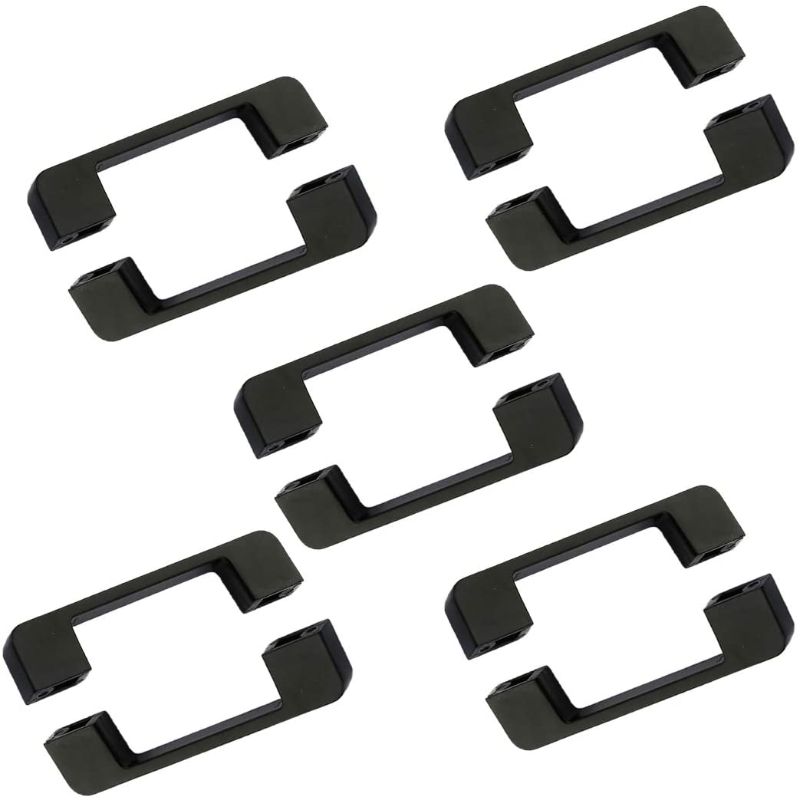 Photo 1 of 10Pack Cabinet Pulls Black Zinc Alloy Handles for Kitchen Cupboard Closet Drawer Handles 7 1/2Inch Center to Center Solid Hardware
