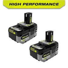 Photo 1 of ONE+ HP 18V HIGH PERFORMANCE Lithium-Ion 6.0 Ah Battery (2-Pack)
