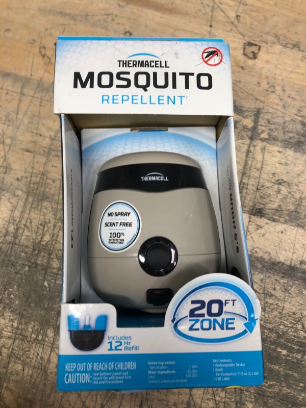 Photo 2 of Rechargeable Mosquito Repeller in Riverbed 20 Ft. Coverage and Deet Free
