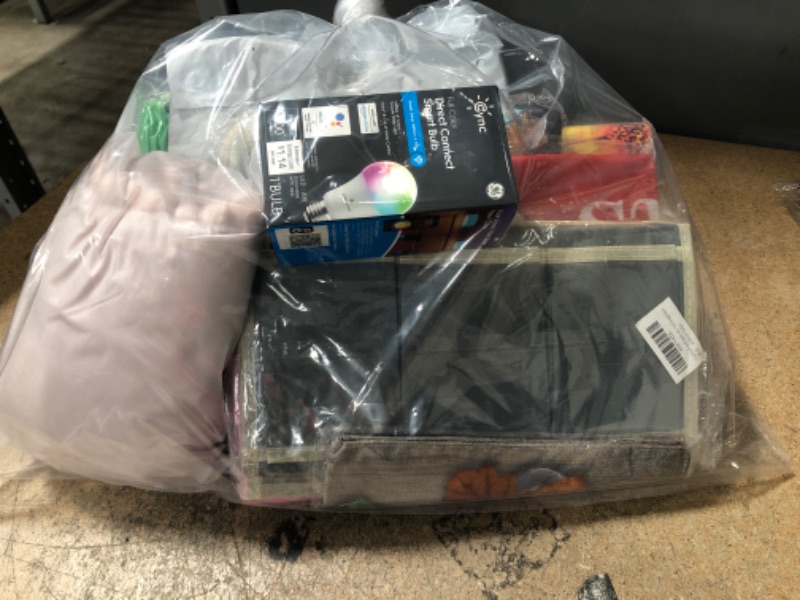 Photo 1 of ** AMAZON BUNDLE OF HOME GOODS OF BLANKET/CLOTHES **  ** NON-REFUNDABLE**  ** SOLD AS IS**
