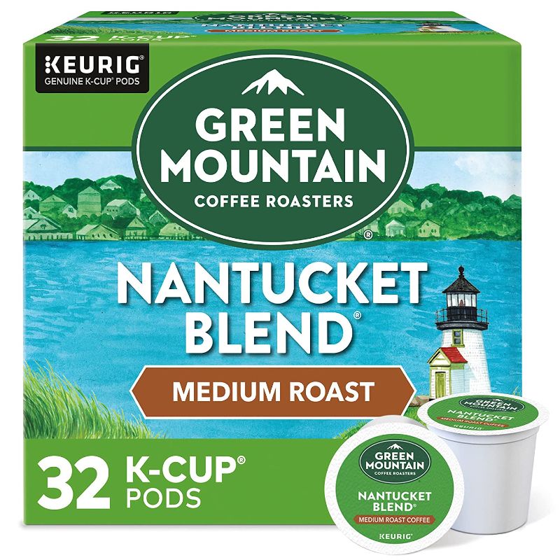 Photo 1 of **EXPIRES DECEMBER 2023** Green Mountain Coffee Roasters Nantucket Blend, Single-Serve Keurig K-Cup Pods, Medium Roast Coffee, 32 Count
