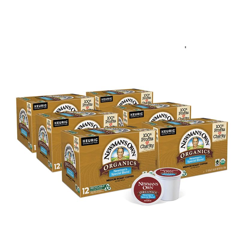 Photo 1 of **EXPIRES OCTOBER 2023** Newman's Own Organics Special Blend, Single-Serve Keurig K-Cup Pods, Medium Roast Coffee, 72 Count (5000053615)
