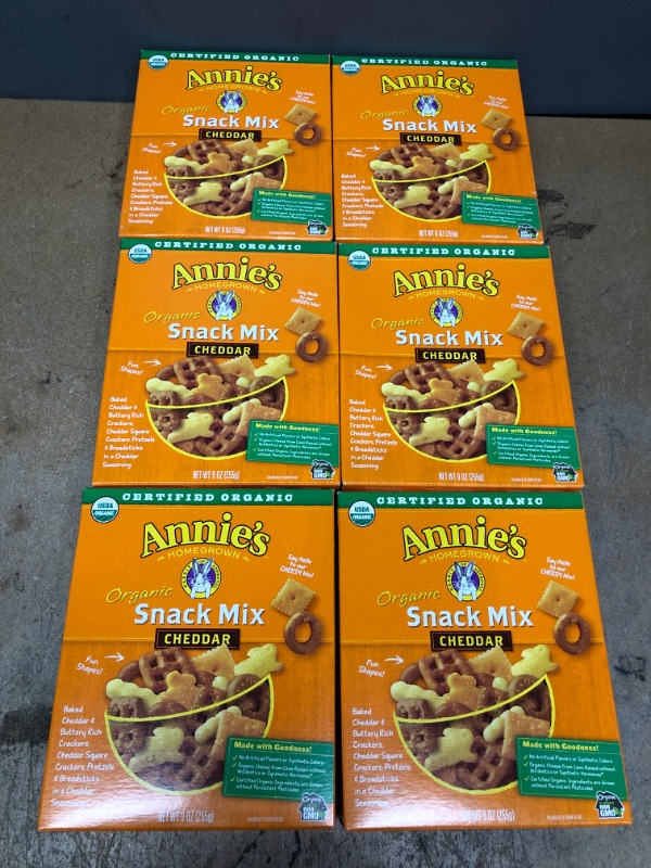 Photo 2 of **EXPIRES MAY 2022** Annies Homegrown Organic Bunnies Snack Mix, 9 Ounce -- 6 per case.
