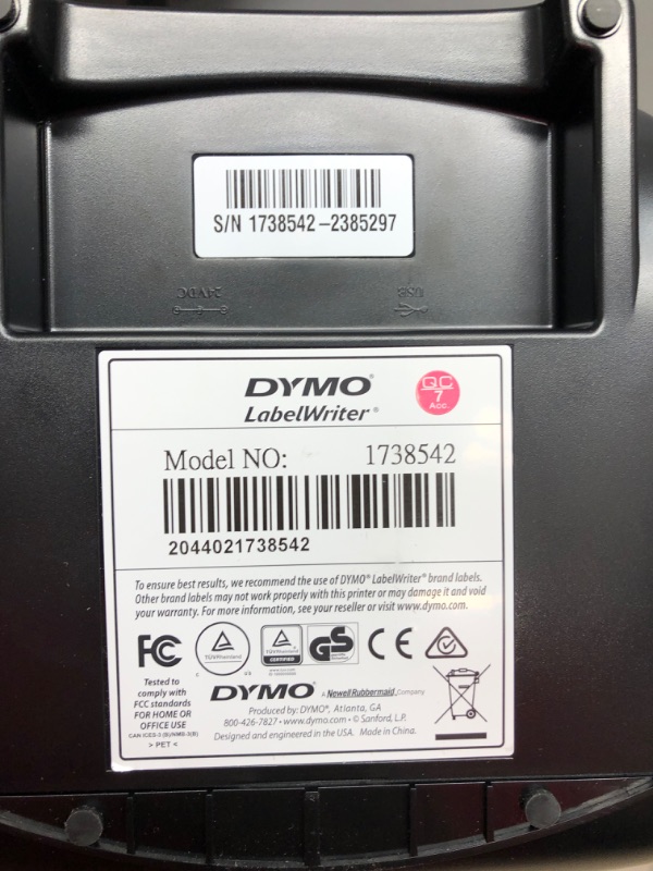 Photo 3 of DYMO 1755120 LabelWriter 4XL Thermal Label Printer