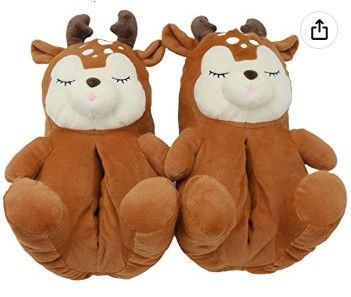 Photo 1 of Brand: YUESAI
Teddy Bear Slippers Women Plush Bear Slippers Fuzzy Soft Anti-Slip Cute Slippers Women House Indoor Slippers Floor Shoes Slippers Cartoon for Girls MED (5-8)