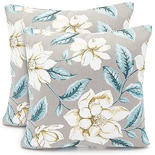 Photo 1 of 2ct 2 Pack Floral Decorative Throw Pillow Covers 17x17 Cushion Cases for Rustic Home Decor
