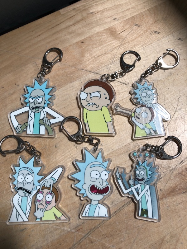 Photo 1 of Rick & Morty Keyring Accessories (6 pieces per package) 21 packages 