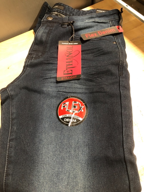 Photo 2 of ETHANOL Men's Super Comfy Stretch Denim Five Pocket Jean
