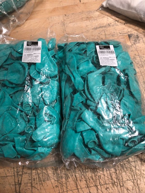 Photo 2 of ***BALLOON BUNDLE***  NON REFUNDABLE 

Pastel Turquoise Blue (TIFFANY)  Balloons 10 inch 144 pcs Mint Green Latex Balloons for Party Birthday Wedding Anniversary or any Party Decorations ***2PACKS***
